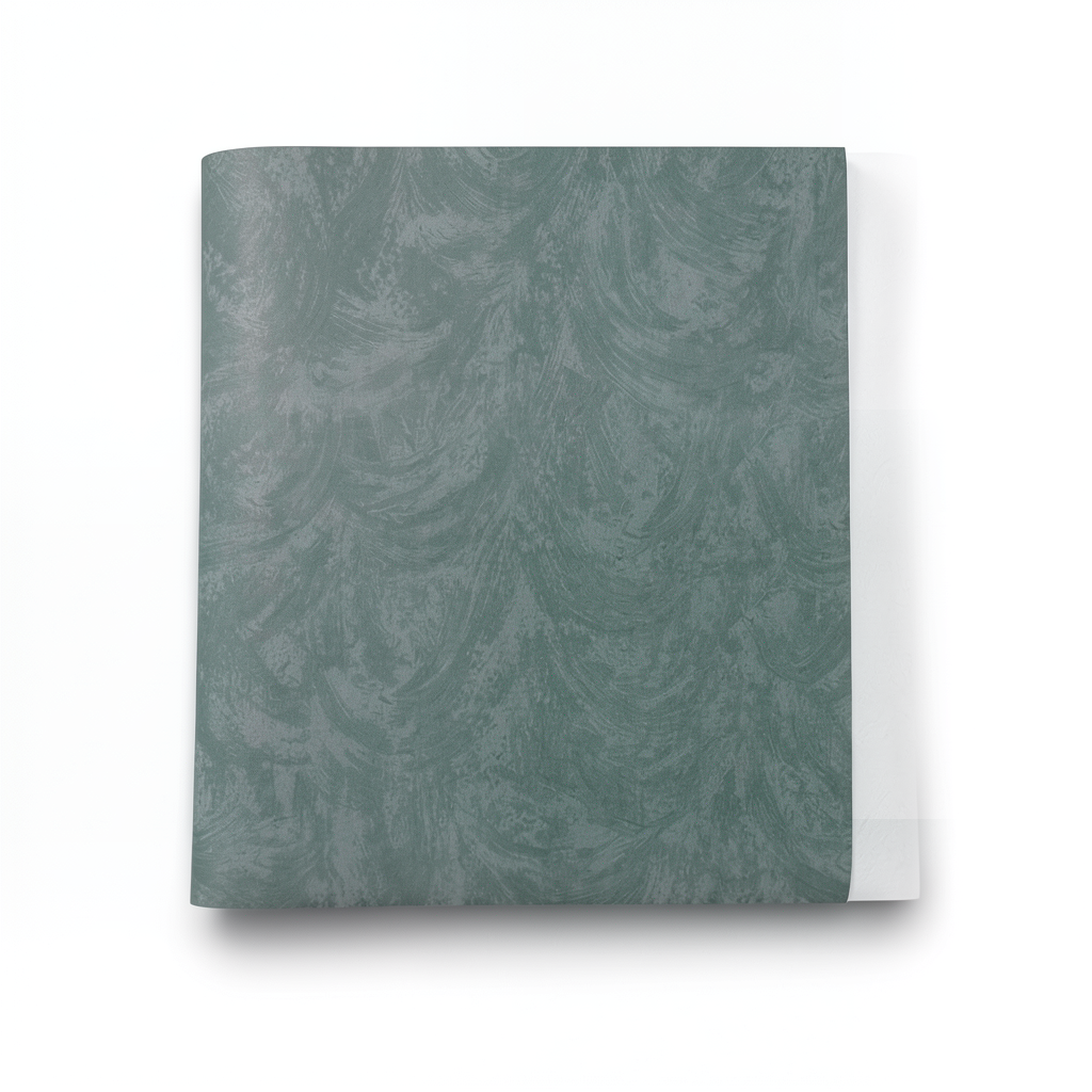 Italian Wallpaper Size 10m×1.06m Gray with Green, Model 85045