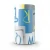 Vinyl Wallpaper, Youthful Design, Size 10m×53cm, blue and gray with yellow Color 