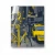 Vinyl Wall Decoration, Youthful Design, Size 10m×53cm, yellow and dark gray Color