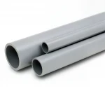 مواسير UPVC الوطني ضغط 6 بار  قطر خارجي 140 مم سمك 4.1 مم لون رمادي