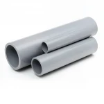 مواسير UPVC الخام الوطني ضغط 10 بار  قطر خارجي 25 مم سمك 1.5 مم لون رمادي