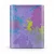 Vinyl Wallpaper, Youthful Design, Size 10m×53cm, purple with blue and yellow and gray Color 