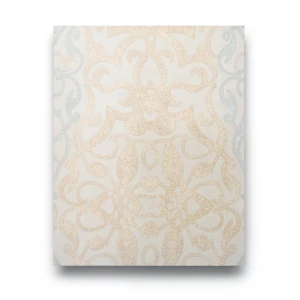 Patterned Wall Decoration 10m×1.06m Beige Color, Model 5509