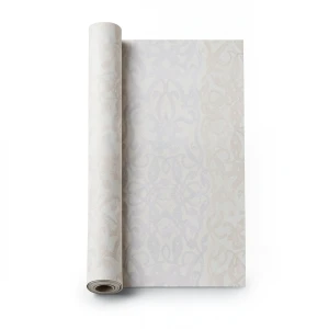 Italian Wallpaper Patterned 10m x 1.06m Pale Beige, Model 5513