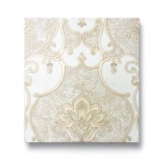 Italian Wall Decoration 10m x 1.06m Beige Color, Model 85053