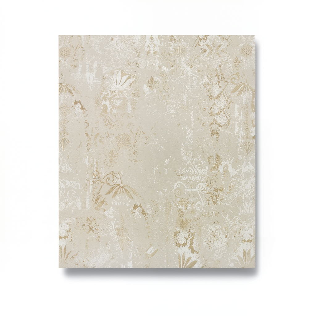 Italian Patterned Wall Decoration 10m×1.06m Beige, Model 5844