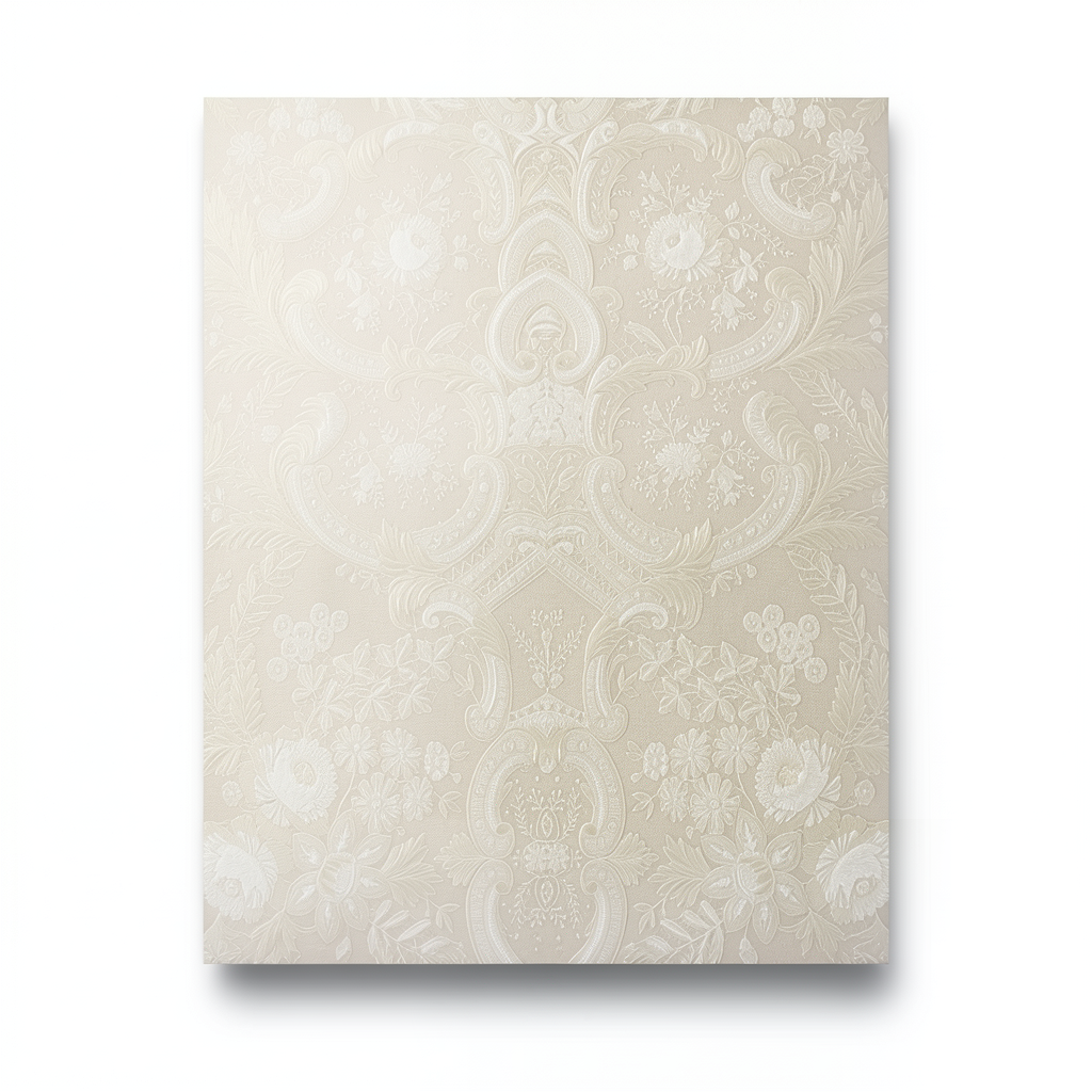 Classic Wall Covering Light Beige, 10m x 1.06m, Model 5819