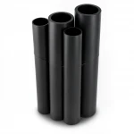 أنابيب HDPE الراجحى PE 80 ضغط 8 بار قطر خارجي 900 مم سمك 53.3 مم لون اسود