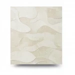 Wavy Wall Covering, Color Beige, Length 15.6m, Width 106cm 