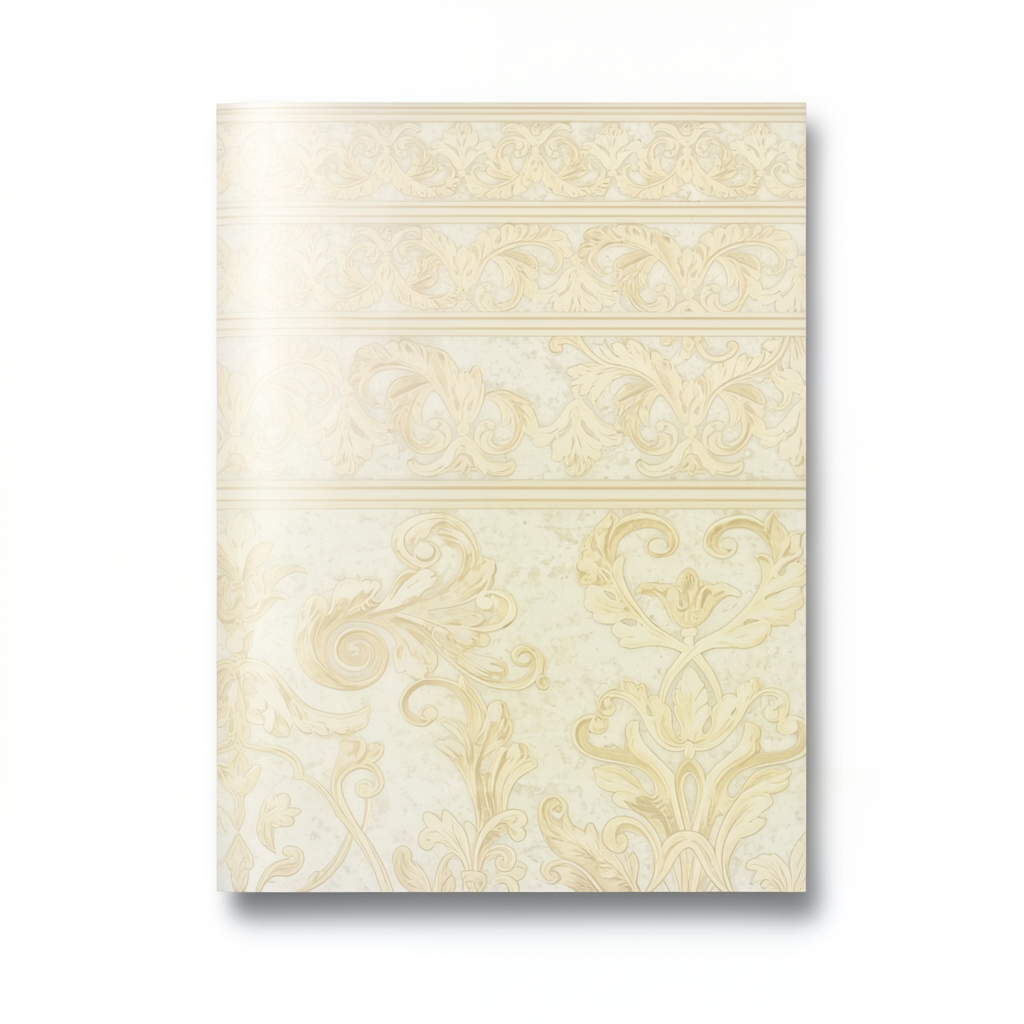 Italian Wallpaper Creamy Color 10m x 1.06m, Model 85075