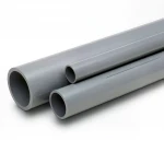 مواسير UPVC الوطني ضغط 6 بار  قطر خارجي 280 مم سمك 8.2 مم لون رمادي