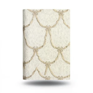 Italian Wall Covering Beige Color, 10m Length, 1.06m Width, Model 85064