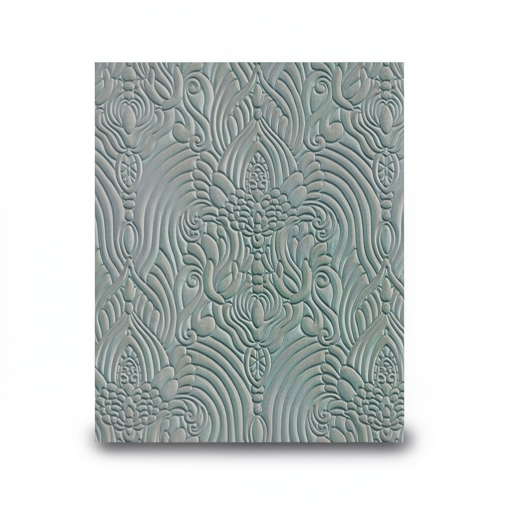 Patterned Wallpaper Gray to Green, 10m x 1.06m, Model Z21805