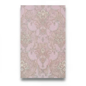 Italian Wall Decoration Pink Color, Length 10m, Width 1.06m, Model 85061