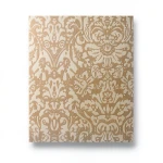 Patterned Wall Covering 10m x 1.06m Beige with Brown, Model 5821