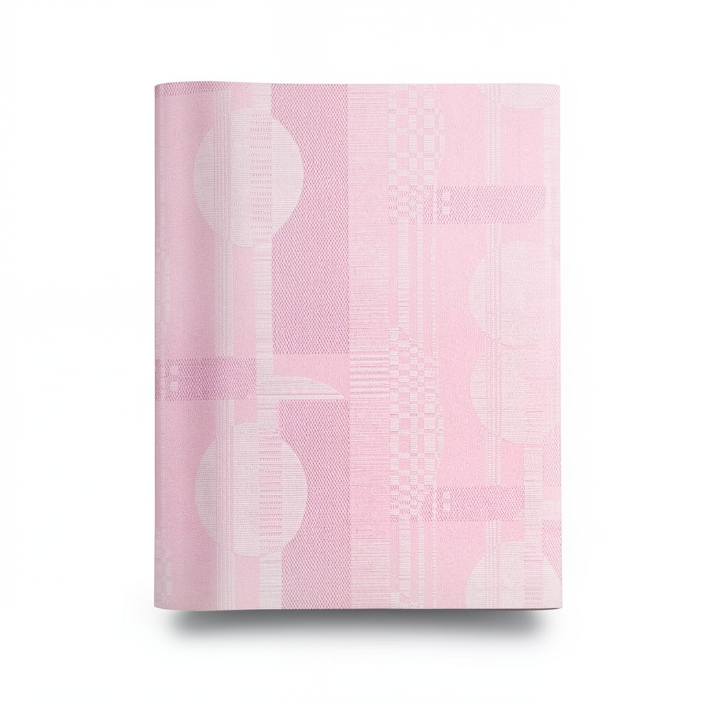 Italian Patterned Wallpaper Size 10m×1.06m Pink Color, Model 5831