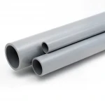 مواسير UPVC الخام الوطني ضغط 10 بار  قطر خارجي 40 مم سمك 1.9 مم لون رمادي