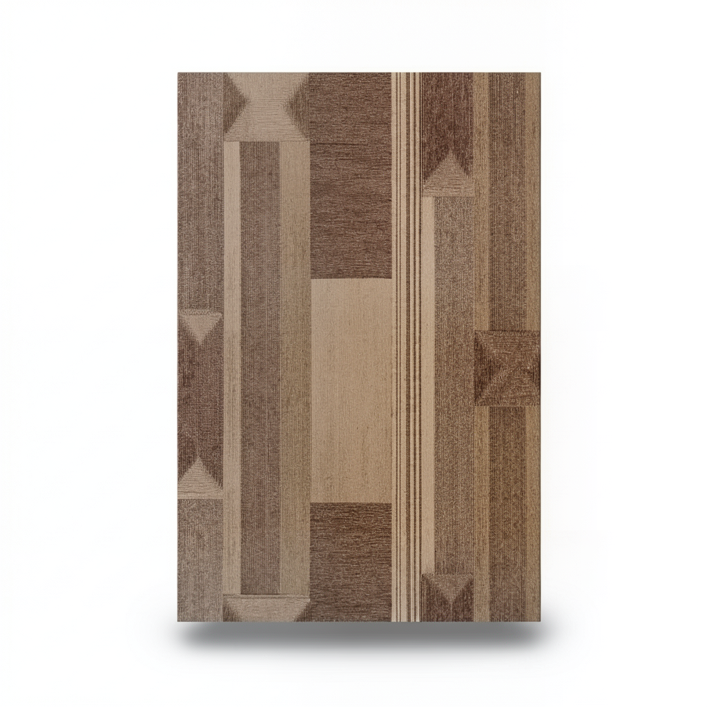 Patterned Wall Covering 10m×1.06m Brown Color, Model 5552