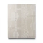 Patterned Wallpaper Light Brown with Beige, 10m x 1.06m, Model 5839