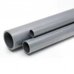 مواسير UPVC الخام الوطني ضغط 10 بار  قطر خارجي 25 مم سمك 1.5 مم لون رمادي