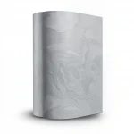 Vinyl Wallpaper, Wavy Design, Size 15.6m×106cm, gray Color 