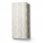 Wavy Wallpaper, Color Beige with gray, Length 15.6m, Width106 cm 