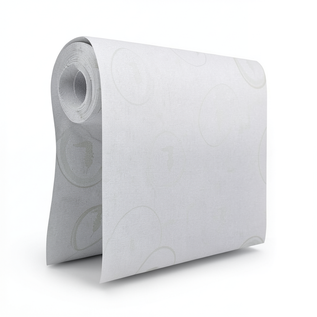 Patterned Wallpaper Light Gray, 10m Length x 1.06m Width, Model 5860