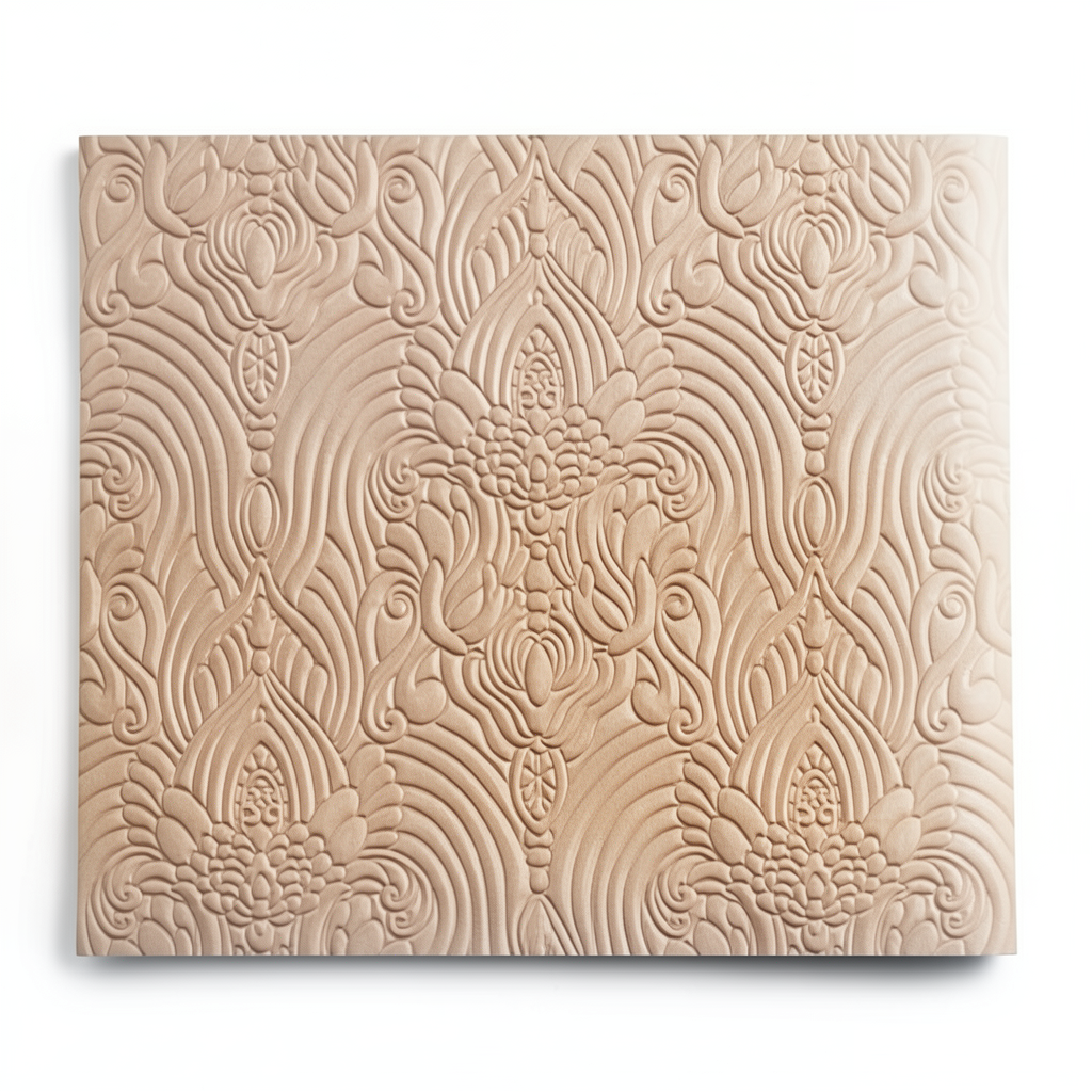 Patterned Wall Covering Light Brown, 10m x 1.06m, Model Z21803