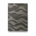 Wavy Wallpaper, Color Dark Beige, Length 15.6m, Width106 cm 