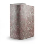 Italian Wall Covering 10m Length, 1.06m Width, Brown with Red Color