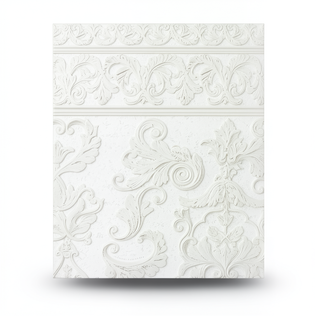Italian Wall Decoration 10m×1.06m Off White, Model 85077