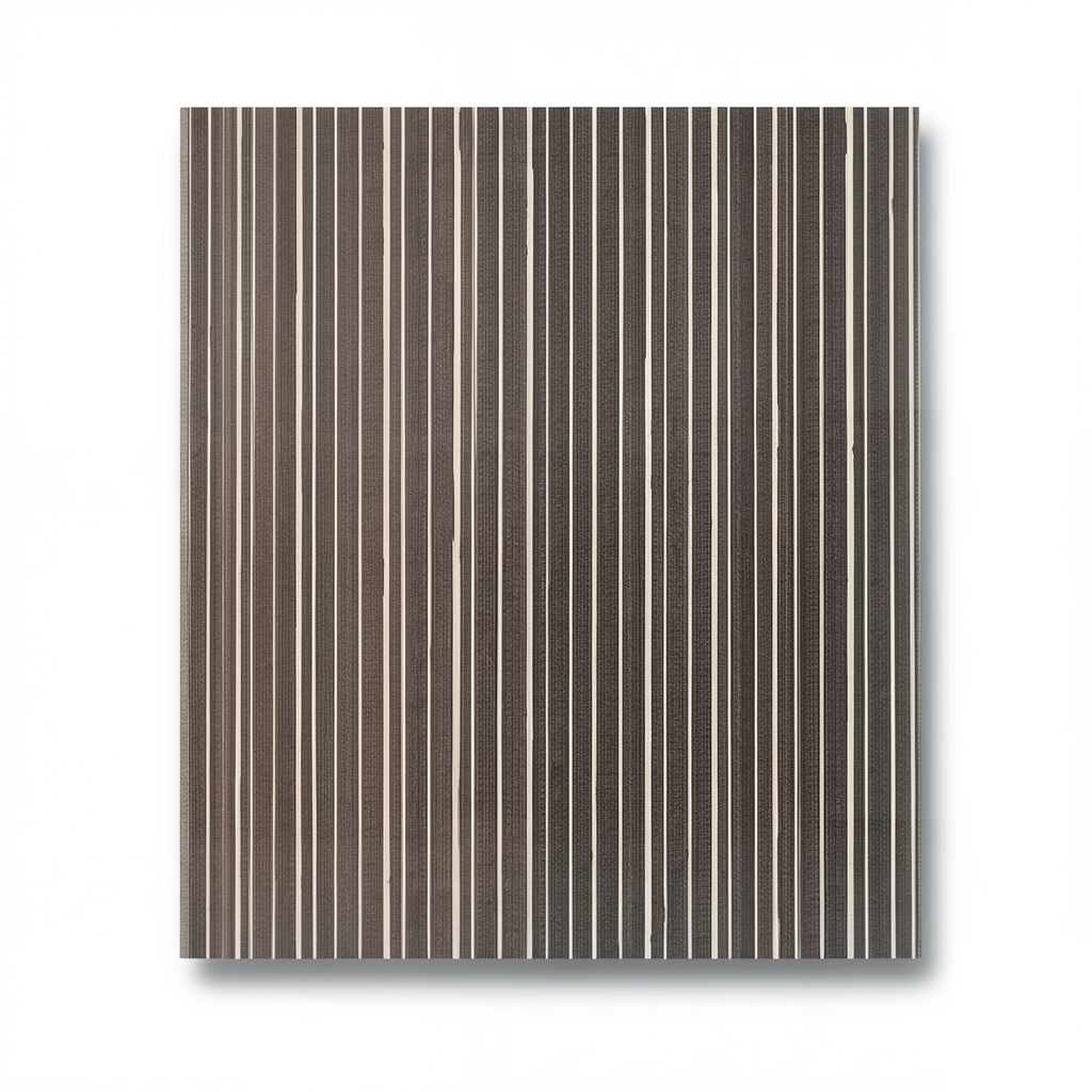 Italian Striped Wall Decoration 10m×1.06m Dark Brown Beige