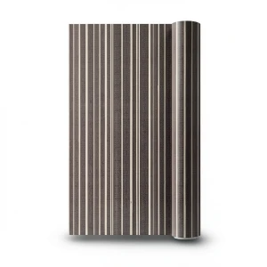 Italian Striped Wall Decoration 10m×1.06m Dark Brown Beige