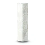Italian Wall Decor 10m x 1.06m, OFF White, Leaf Pattern