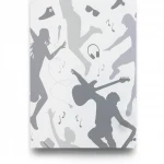 Youth and children wall decoration, gray color, length 10 m, width 0.53 m, model 458619 