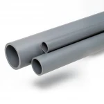 مواسير UPVC الوطنى ضغط 6 بار  قطر خارجي 225 مم سمك 6.6 مم لون رمادي