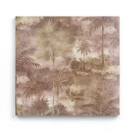 Italian Wall Decoration Brown with Beige Color, 10m x 1.06m
