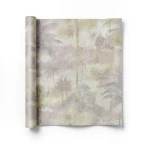 Italian Wall Covering Size 10m×1.06m, Beige with Gray Color