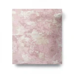 Italian Wallpaper Pink with Beige Color, 10m Length, 1.06m Width