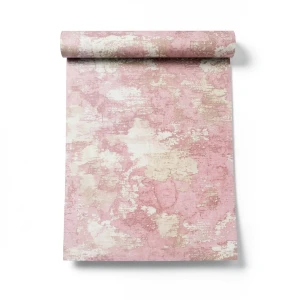 Italian Wallpaper Pink with Beige Color, 10m Length, 1.06m Width