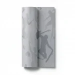 Youth and children wall decoration, gray color, length 10 m, width 0.53 m, model 458619 