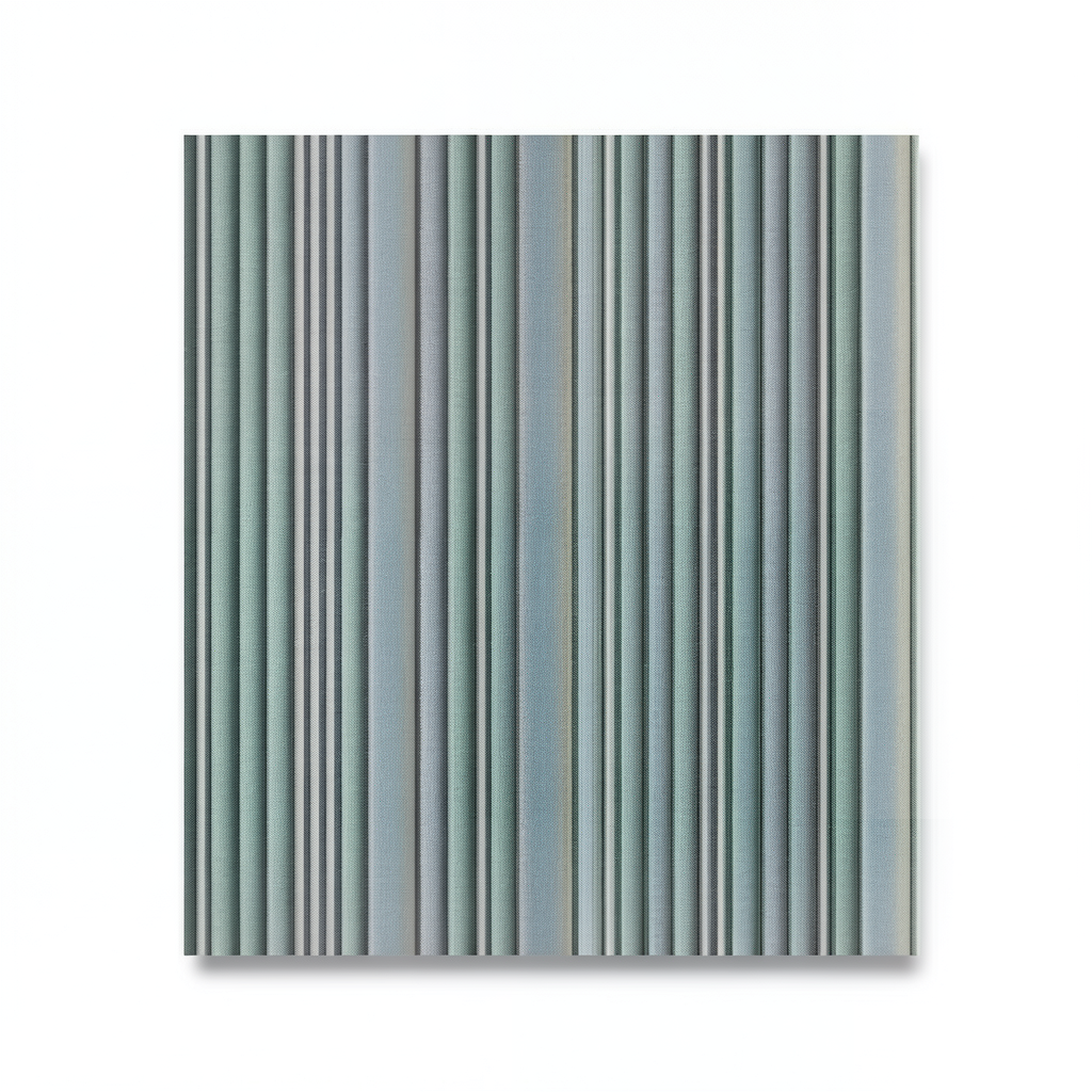 Italian Striped Wallpaper 10m×1.06m Gray to Green, Model Z21811