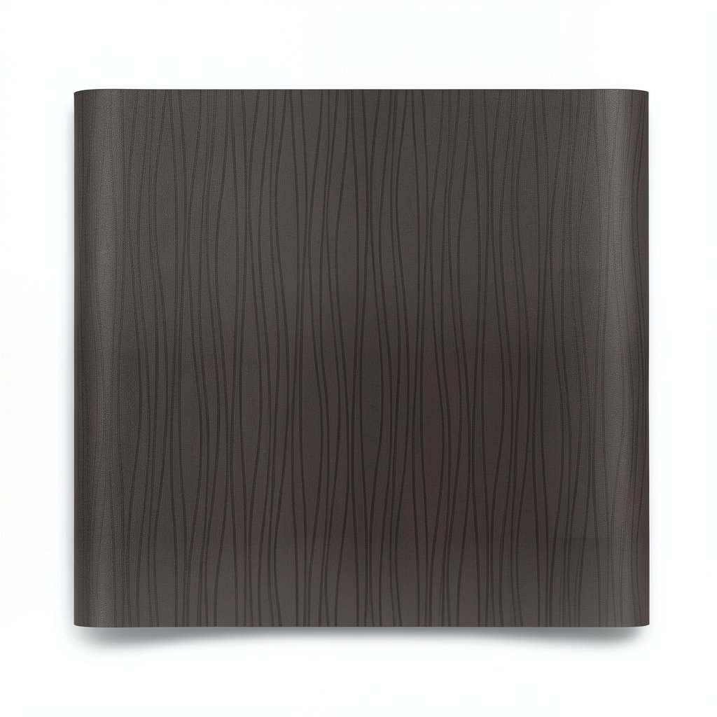 Patterned Wallpaper 10m×1.06m Dark Brown Color, Model Z46016