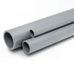 مواسير UPVC الوطني ضغط 10 بار  قطر خارجي 140 مم سمك 6.7 مم لون رمادي