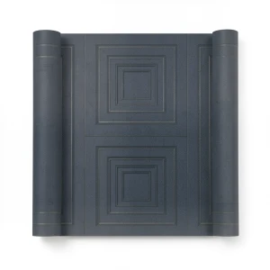 Italian Wall Decor 10m x 1.06m Dark Gray Blue, Model Z46023