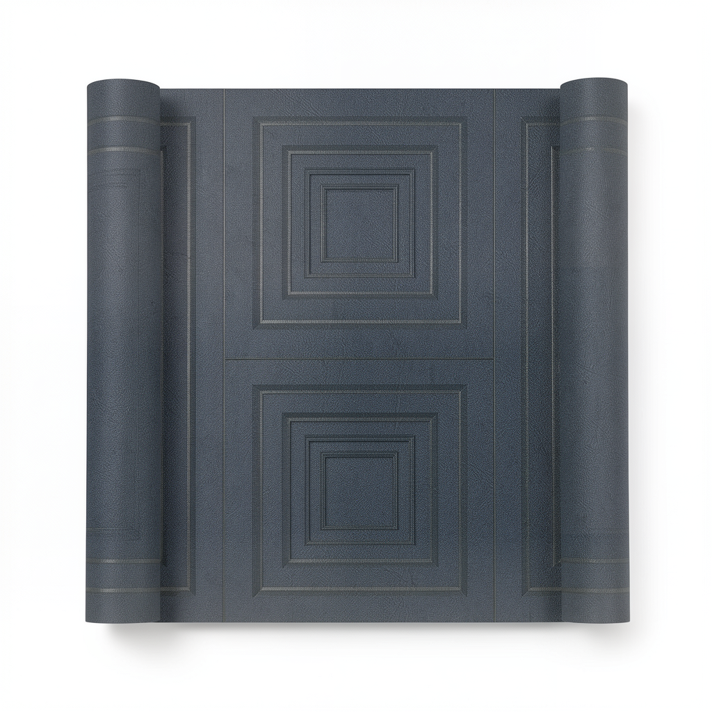 Italian Wall Decor 10m x 1.06m Dark Gray Blue, Model Z46023