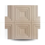 Italian Wall Decor 10m Length, 1.06m Width, Light Brown
