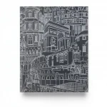Youth and children wallpaper, dark gray color, length 10 m, width 0.53 m, model 465914 