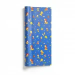 Youth and children wall decoration, blue color, length 10 m, width 0.53 m, model 469097 