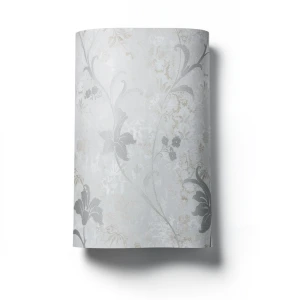 Floral Wallpaper Light Gray, 10m Length x 1.06m Width, Model 5841